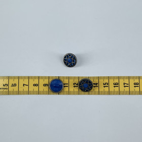 Tähti kuvioinen kanta nappi 15mm