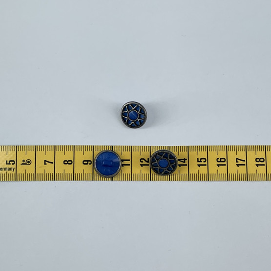 Tähti kuvioinen kanta nappi 15mm