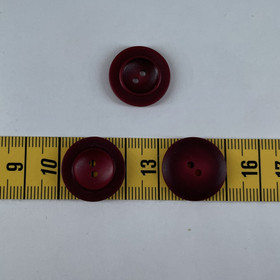 Viininpunainen nappi 22mm