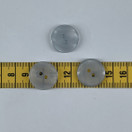 Helmiäis hohteinen siniharmaa nappi