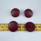 Viininpunainen kantanappi 25mm