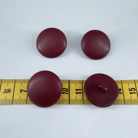 Viininpunainen kantanappi 25mm