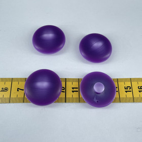 Iso Lila kantanappi 28mm