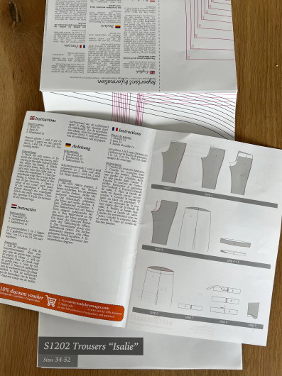 My Image Housut paperikaava 