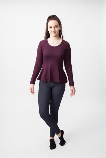 Naisten peplum-paidat 32-56 Paperikaava