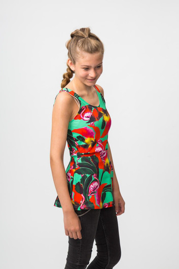 Naisten peplum-paidat 32-56 Paperikaava