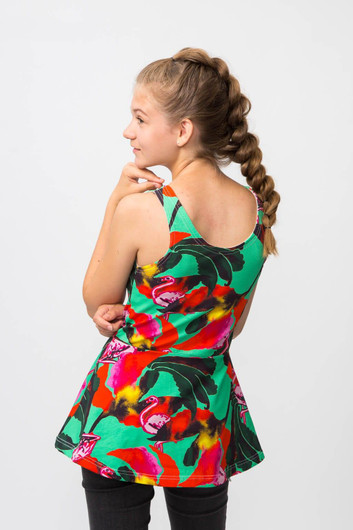 Naisten peplum-paidat 32-56 Paperikaava