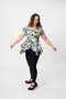 Naisten peplum-paidat 32-56 Paperikaava