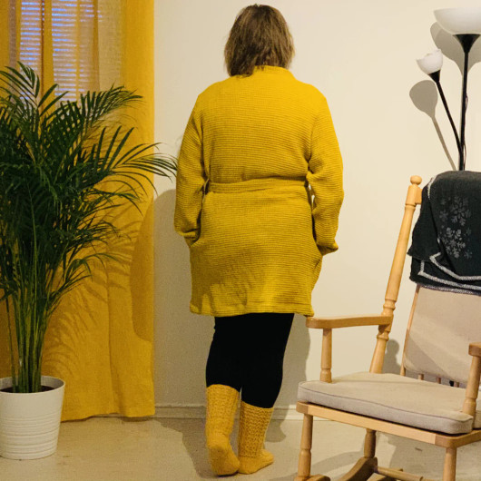 Unisex kylpytakki paperikaava