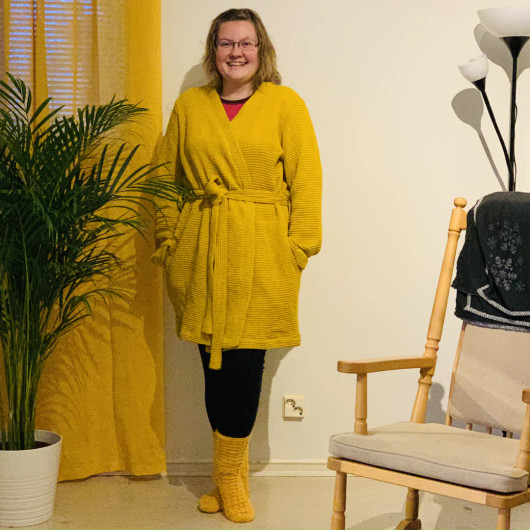 Unisex kylpytakki paperikaava