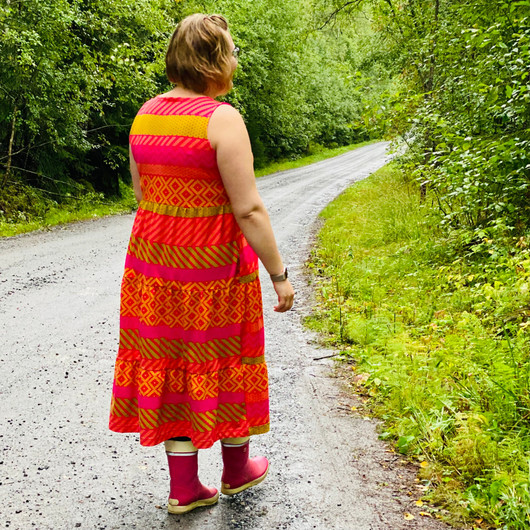 Ellen tunika- ja mekkopaperikaava