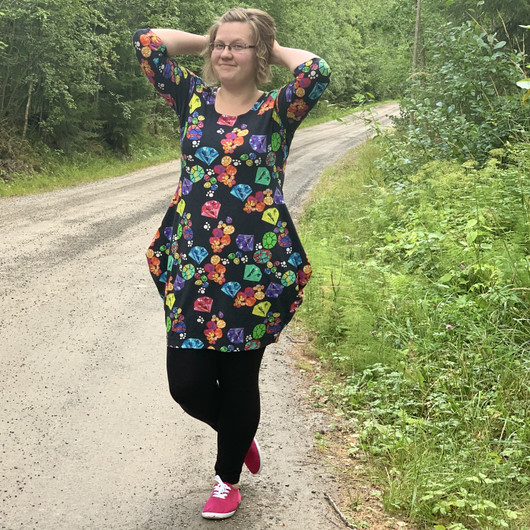 Unelmallinen Anita, Anne ja Helena mekkokaavat (Paperikaava)
