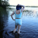 Unelmallinen Vellamo uimapukupaperikaava