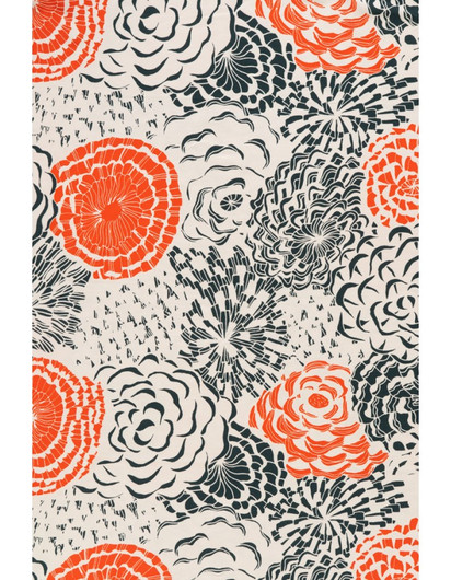 Parfyme luomutrikoo Oranssi/musta