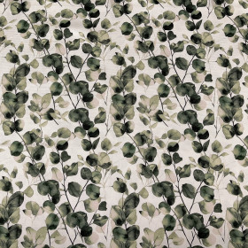 Puuvillakangas Vihreät Lehdet