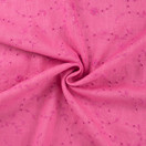 Viskoosi/Pellava Broderatut köynökset Pinkki