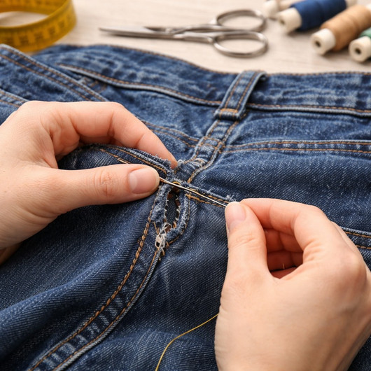 Housujen sauman korjaus/ paikkaus