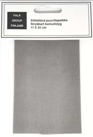 Silitettävä ohut puuvillapaikka, Harmaa