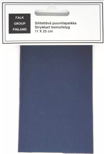 Silitettävä ohut puuvillapaikka Tummansininen