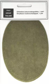 Silitettävä tekomokkanahka paikka Oliivi