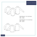 Tuisku naisten merinovillapaita 32-56 Paperikaava