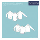 Tuisku naisten merinovillapaita 32-56 Paperikaava