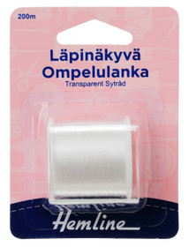 Läpinäkyvä ompelulanka