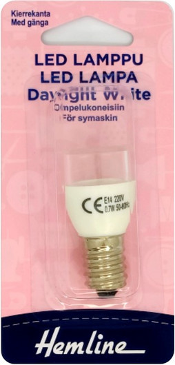 Ompelukoneen LED lamppu kierrekanta