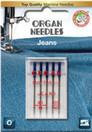 Organ Needles Jeans Farkkuneulapaketti