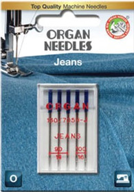 Organ Needles Jeans Farkkuneulapaketti