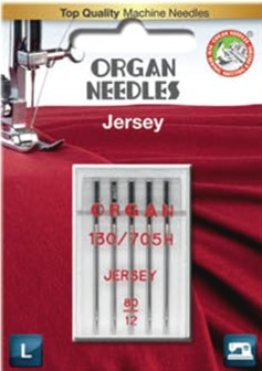 Organ Needles Jersey 130/705h, 80/12 