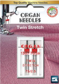 Organ Needles Kaksoisneula 2,5mm