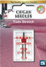 Organ Needles Twin Stretch Kaksoisneula 4mm