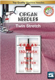 Organ Needles Twin Stretch Kaksoisneula 4mm