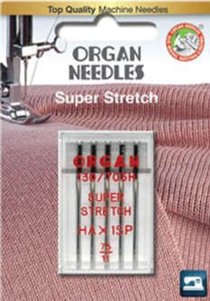 Organ Needles Super Stretch 75