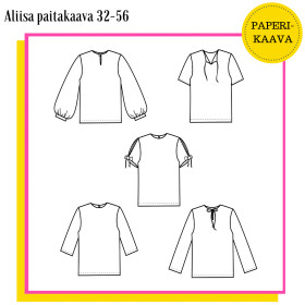Unelmallinen Aliisa paitakaava