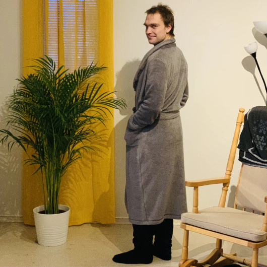 Unisex kylpytakki paperikaava