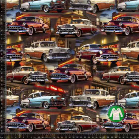 Vintage autot trikoo