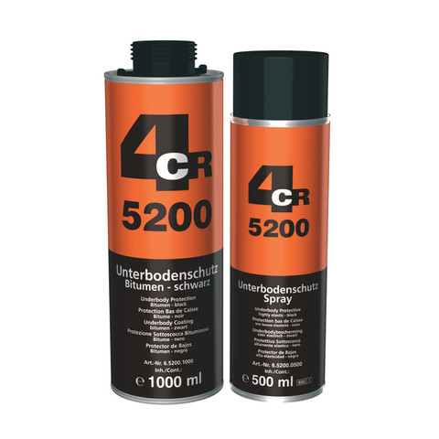 4CR 5200 Alustamassa musta 1L