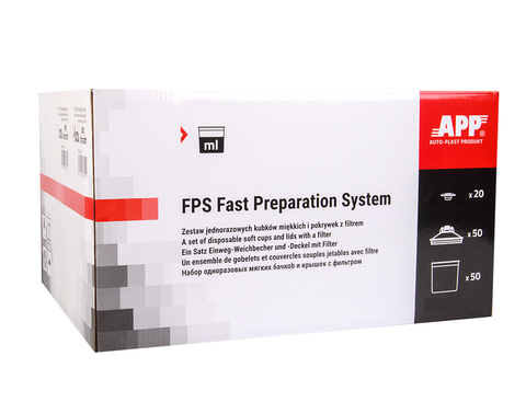 TARJOUS! APP FPS Fast Preparation System maalauskuppijärjestelmä 125mic 