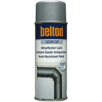 Belton Lämpömaali spray hopea, musta / Kuumakesto  +650 °C