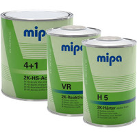 Mipa 4+1 2K HS Acrylfiller filleripaketti. Yhteensä 5 litraa!