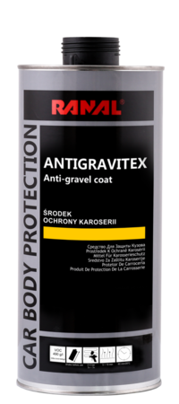 Ranal Antigravitex Kiveniskumassa musta 1L.